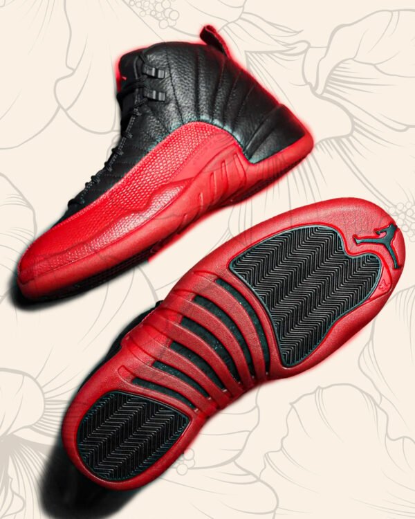 Mens Air Jordan 12 "Flu Game" | Ayshirt | Kick,s Lover | Retro - Image 5