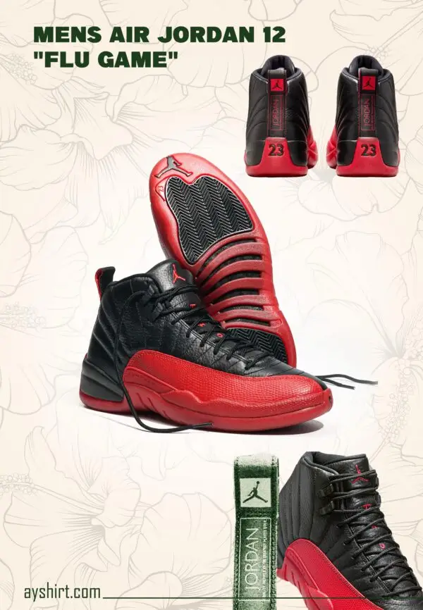 Mens Air Jordan 12 "Flu Game" | Ayshirt | Kick,s Lover | Retro